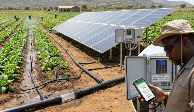 Solar Pump Controller for Agricultural Irrigation
